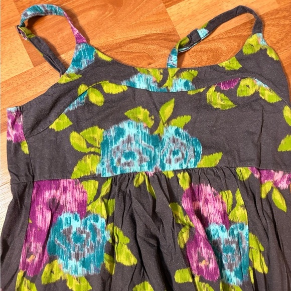 Long maxi dress- old navy maternity dress- spring/ summer floral maternity small - Picture 4 of 4